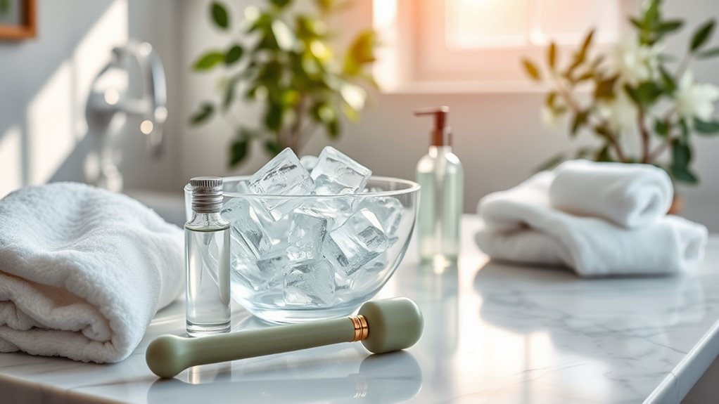 The Benefits of Ice Facials (And How to Do Them at Home)
